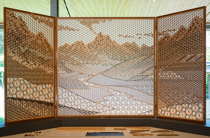 조자병풍(Kumiko folding screen)
